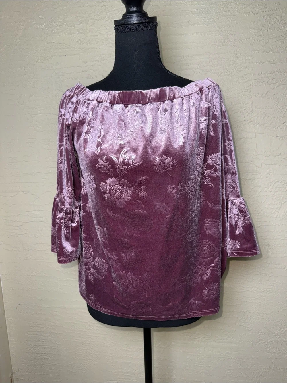 Current Project Velvet Off The Shoulder Romantic Coquette Whimsygoth Boho Luxe L
